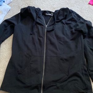 Hanes zip up sweatshirt